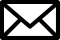 an outline-style icon of a mailing envelope an outline-style icon of a mailing envelope